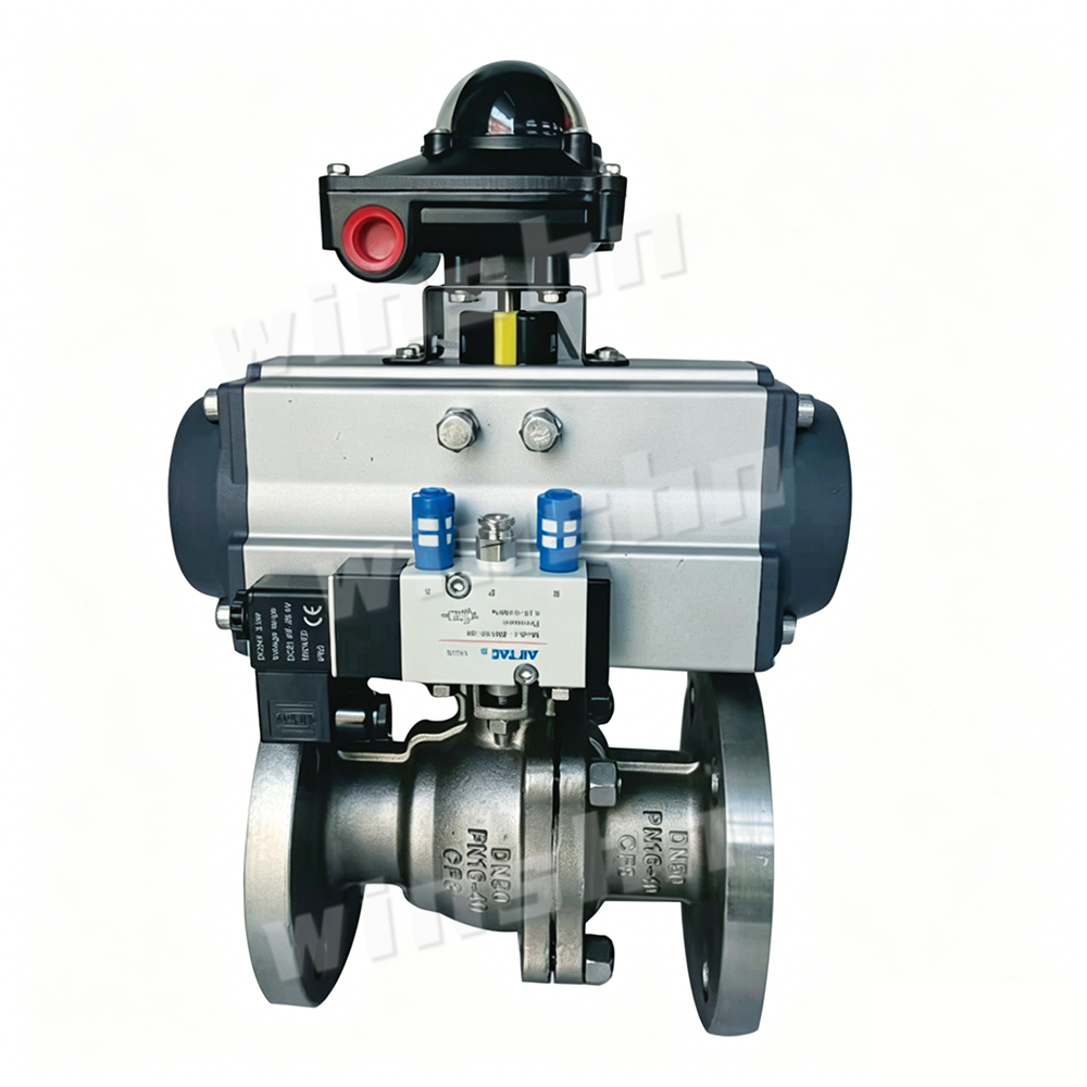 Pneumatic Flanged Ball Valve