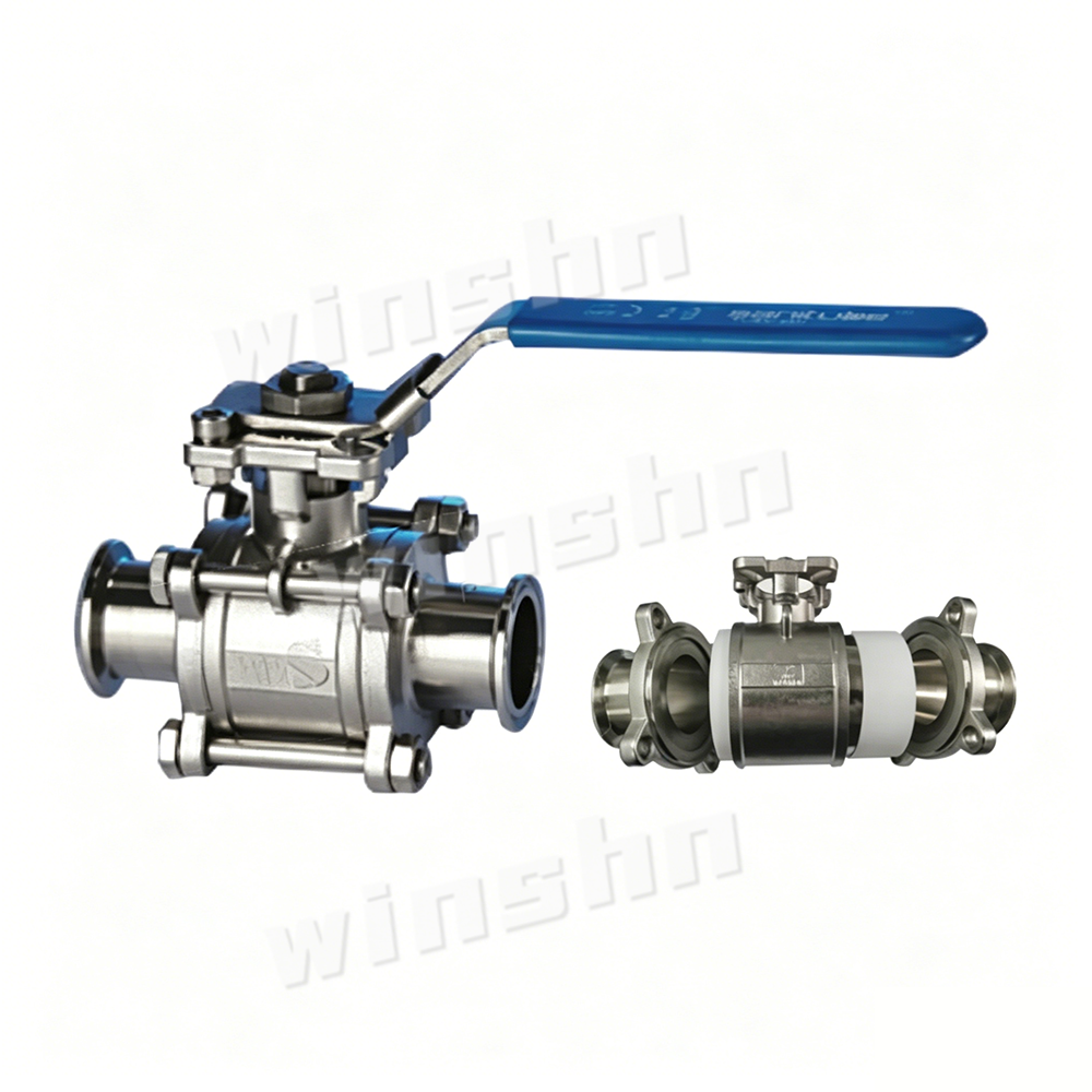 Food And Pharmaceutical Grade Fully Encapsulated Ball Valves