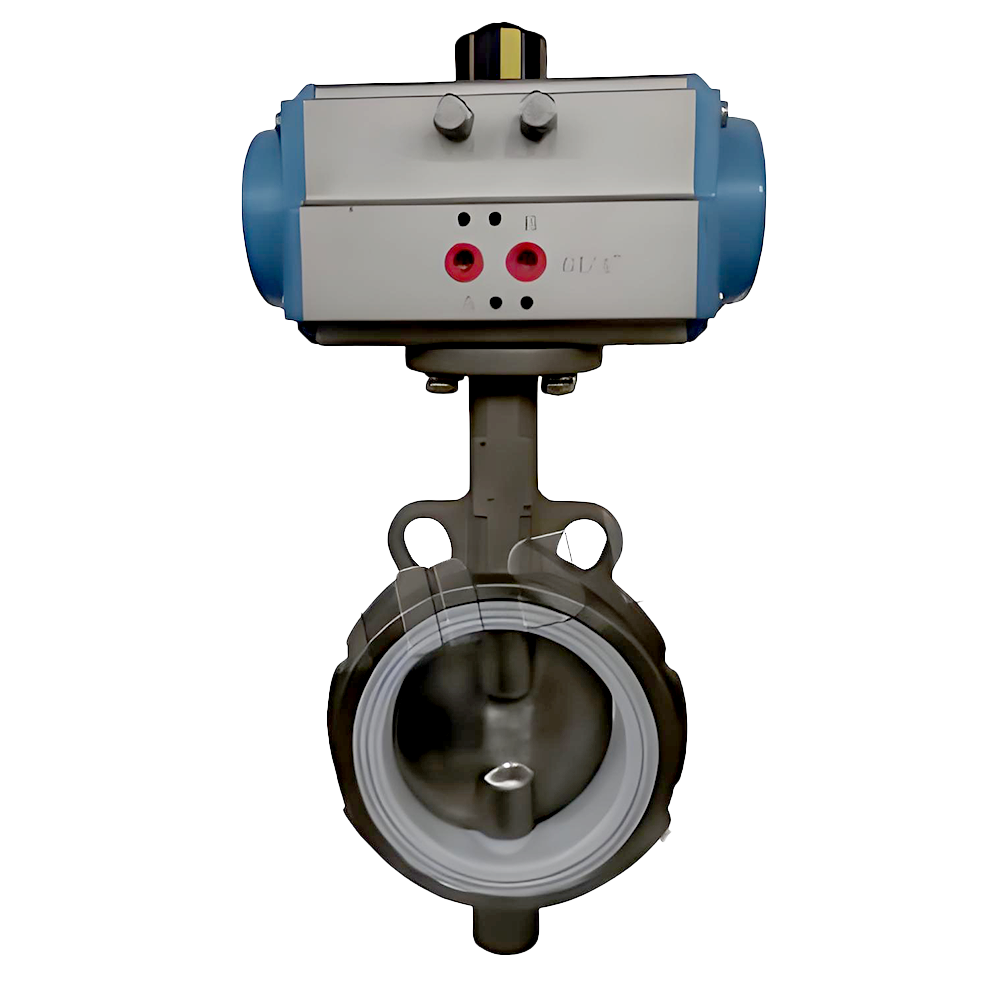 Pneumatic Stainless Steel Butterfly Valve
