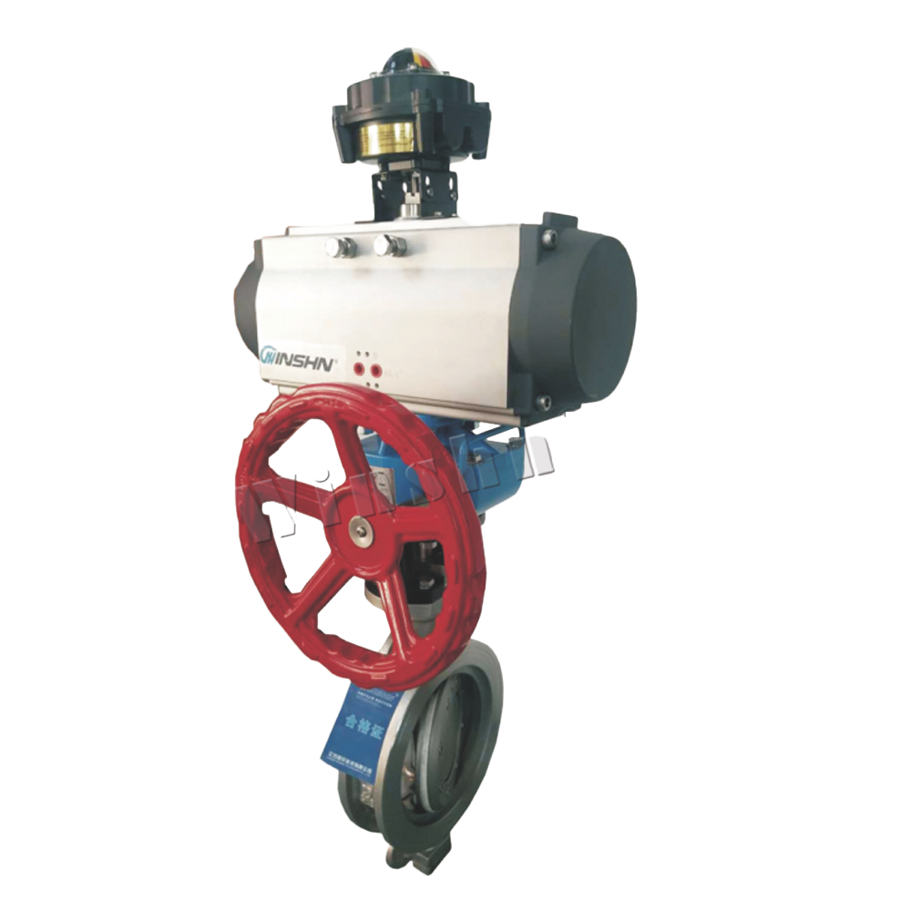 Pneumatic Triple Eccentric Soft-Sealed Butterfly Valve