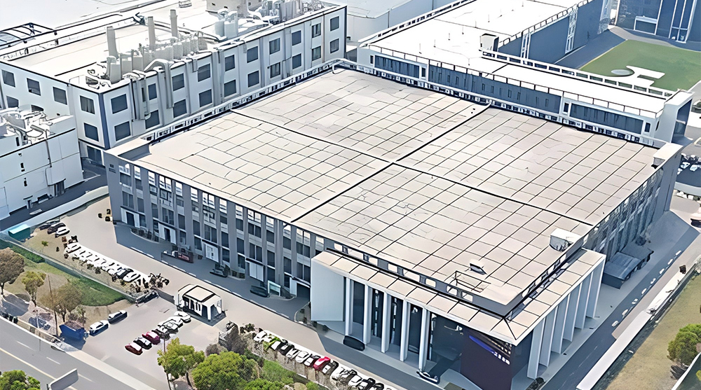 Aerial View of Factory