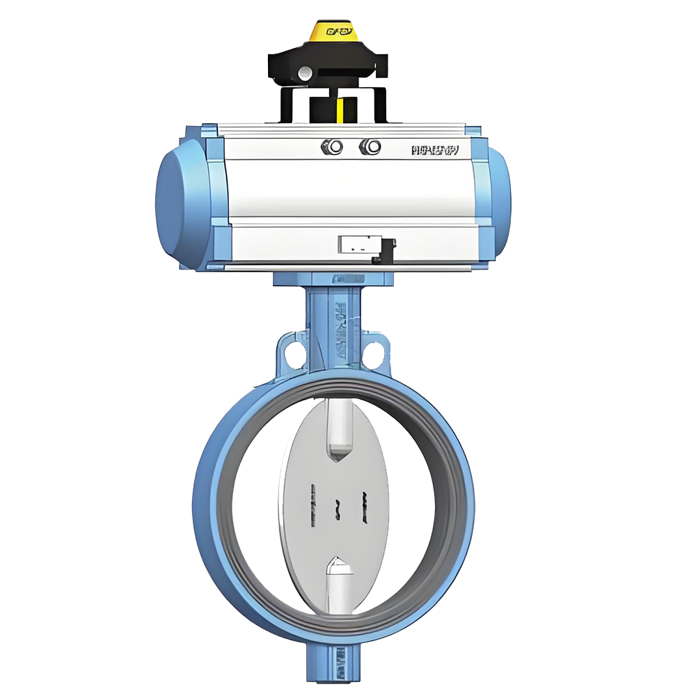 Pneumatic Aluminum Alloy Butterfly Valve