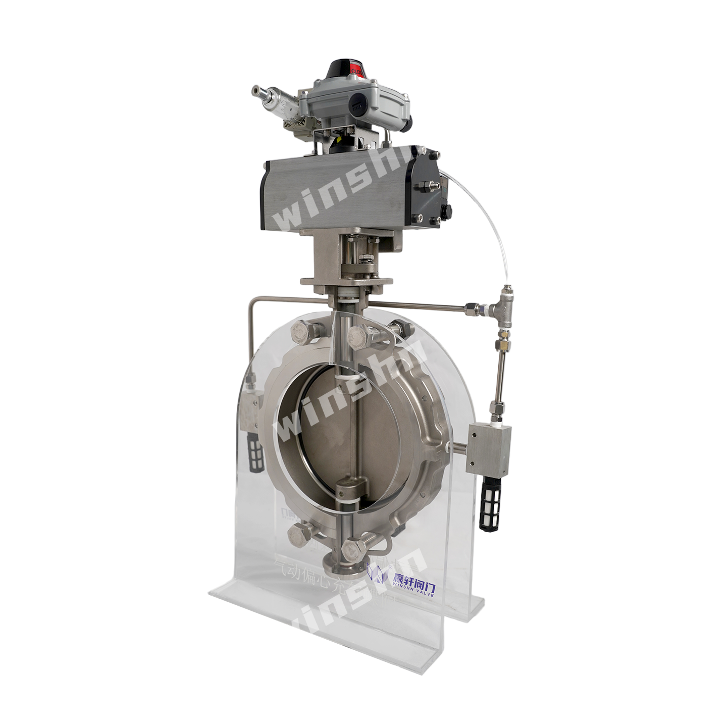 ATT-400 Pneumatic Eccentric Pneumatic Butterfly Valve