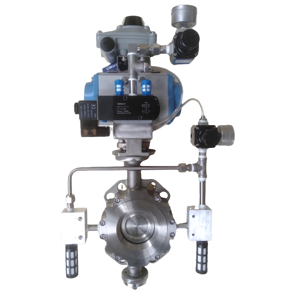 Pneumatic Eccentric Inflatable Wear-Resistant Butterfly Valve